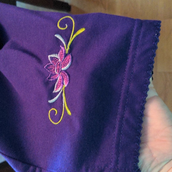 2 Piece Flowers Pant Suit Large NWT - Picture 7 of 8